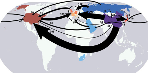 carbon-export-map
